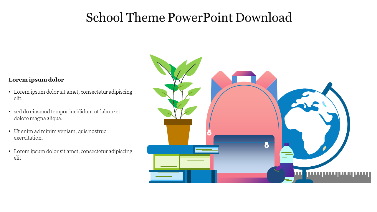 School Theme PowerPoint Download